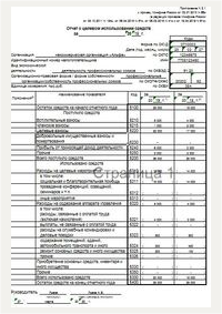 Отчет о целевом использовании средств