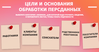 Новые правила работы с персональными данными
