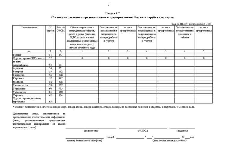 Заполняем форму п 6. Заполняем форму п 6